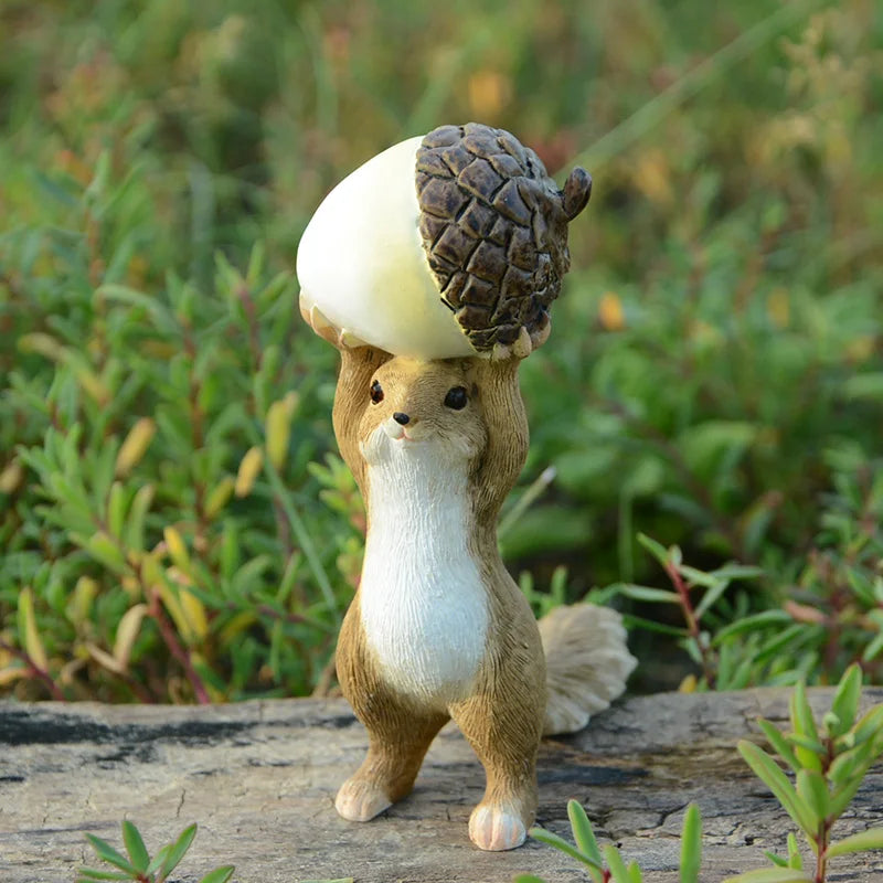 Miniature Fairy Garden Squirrel Figurine