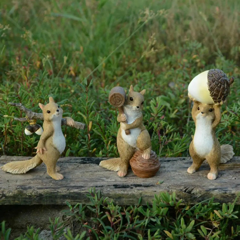 Miniature Fairy Garden Squirrel Figurine