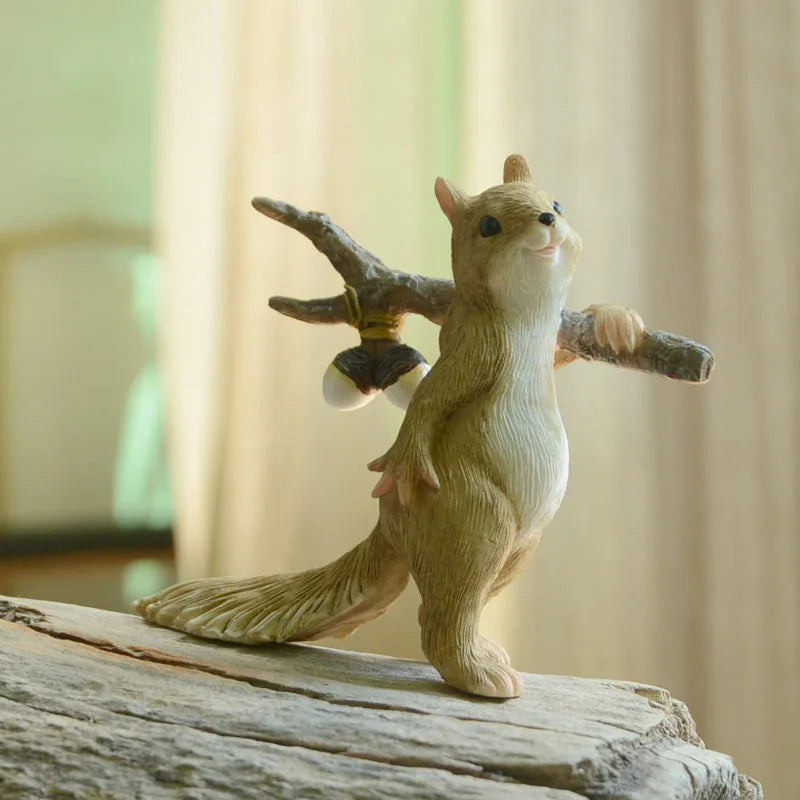 Miniature Fairy Garden Squirrel Figurine