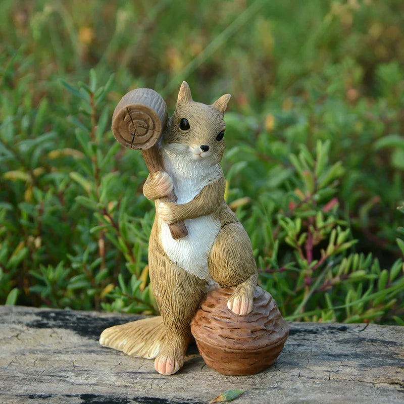 Miniature Fairy Garden Squirrel Figurine