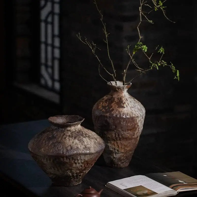 Rustic Ceramic Farmhouse Vase