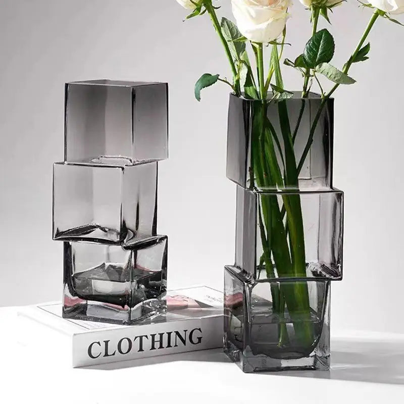 Creative Misaligned Glass Vase