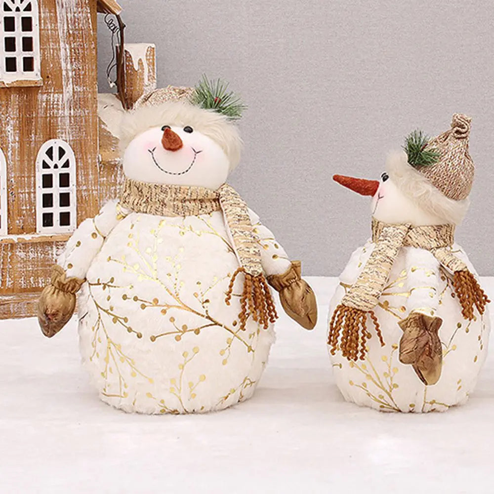 Plush Snowman Christmas Decoration