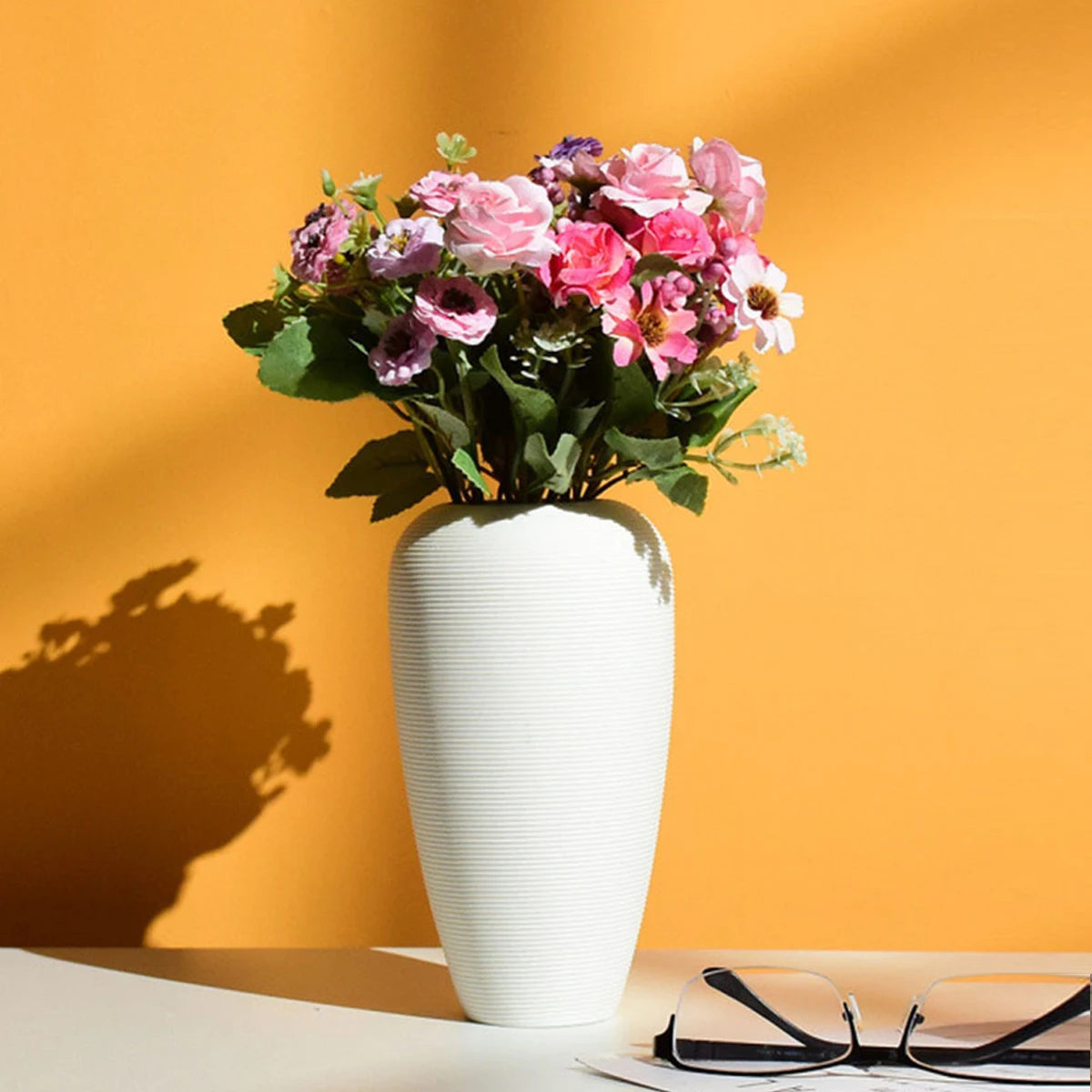 Nordic Gradient Ceramic Flower Vase