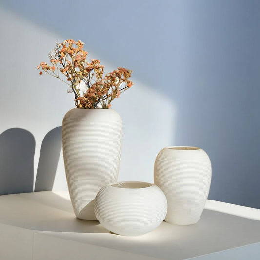 Nordic Gradient Ceramic Flower Vase