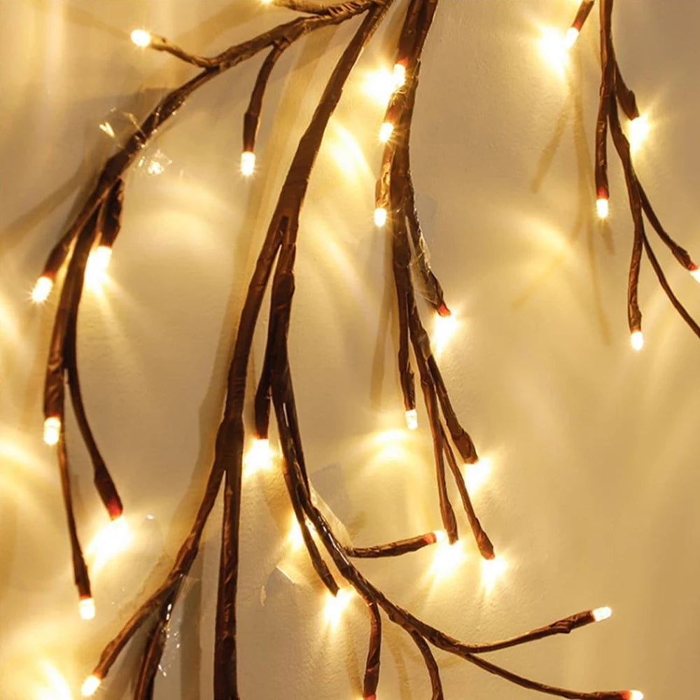 96LED Willow Vine Tree Branch Lamp