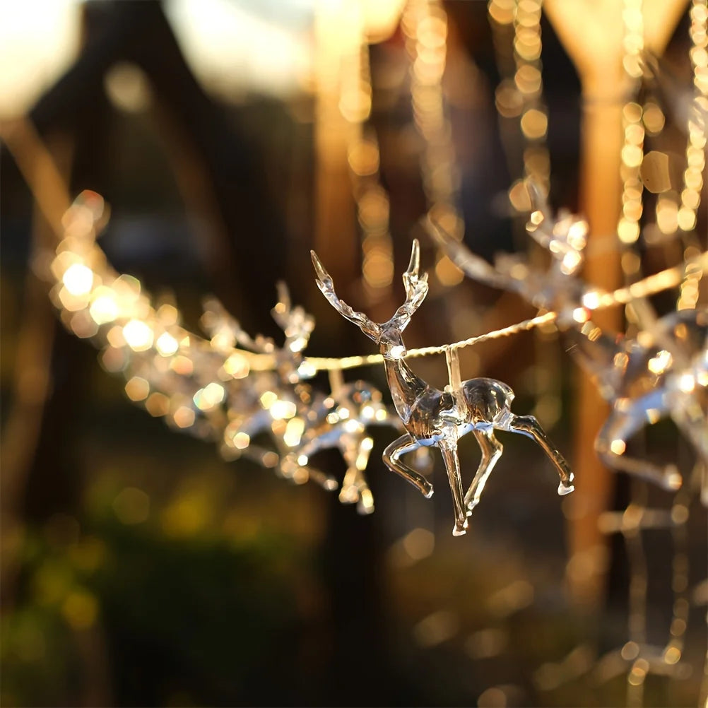 USB Reindeer Christmas Fairy Lights