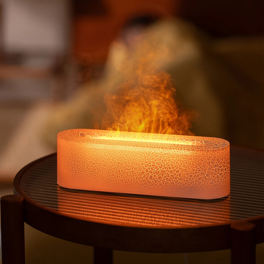 RGB Flame Aroma Diffuser Humidifier