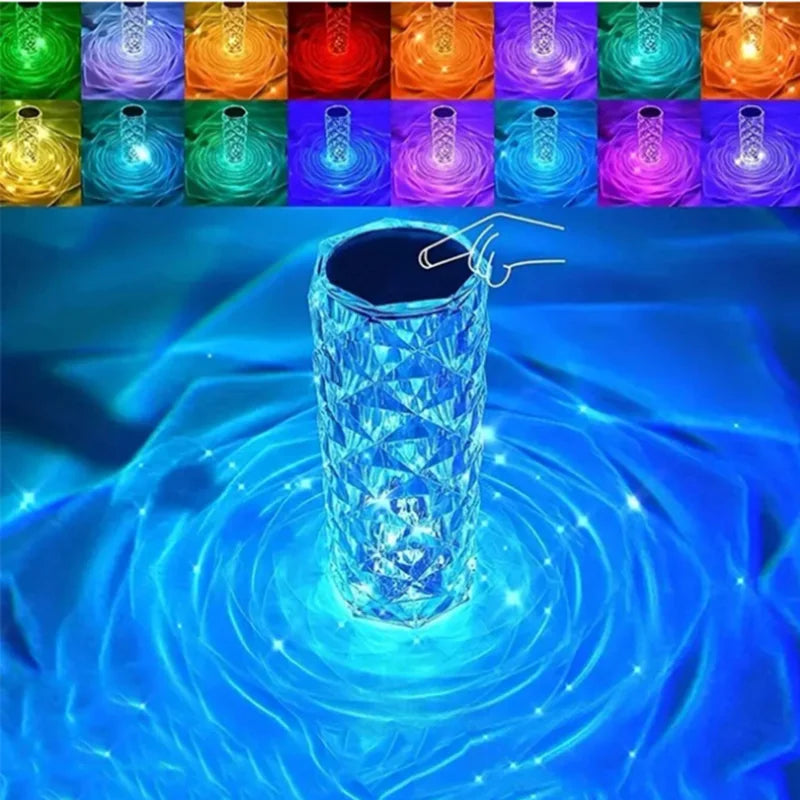 Remote & Touch Control Crystal Table Lamp