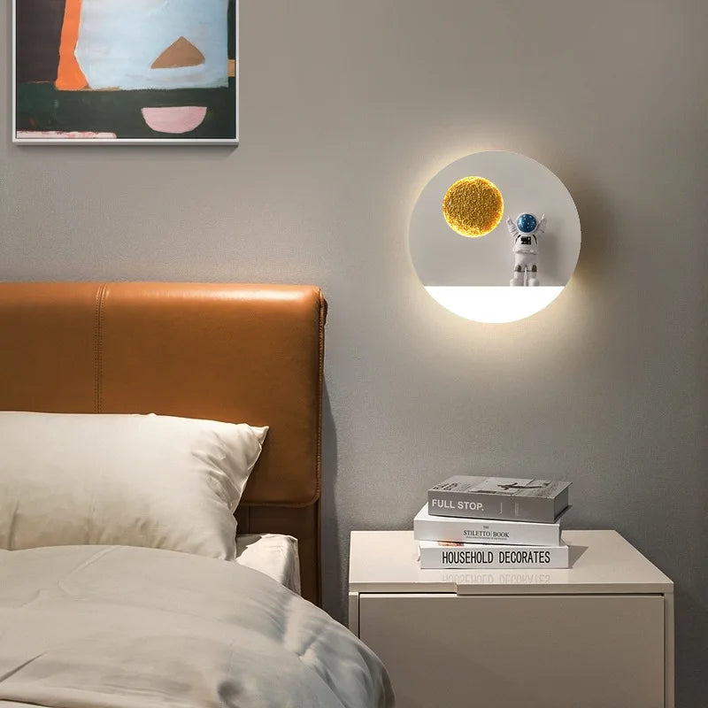 3D Astronaut Wall Sconce Lamp