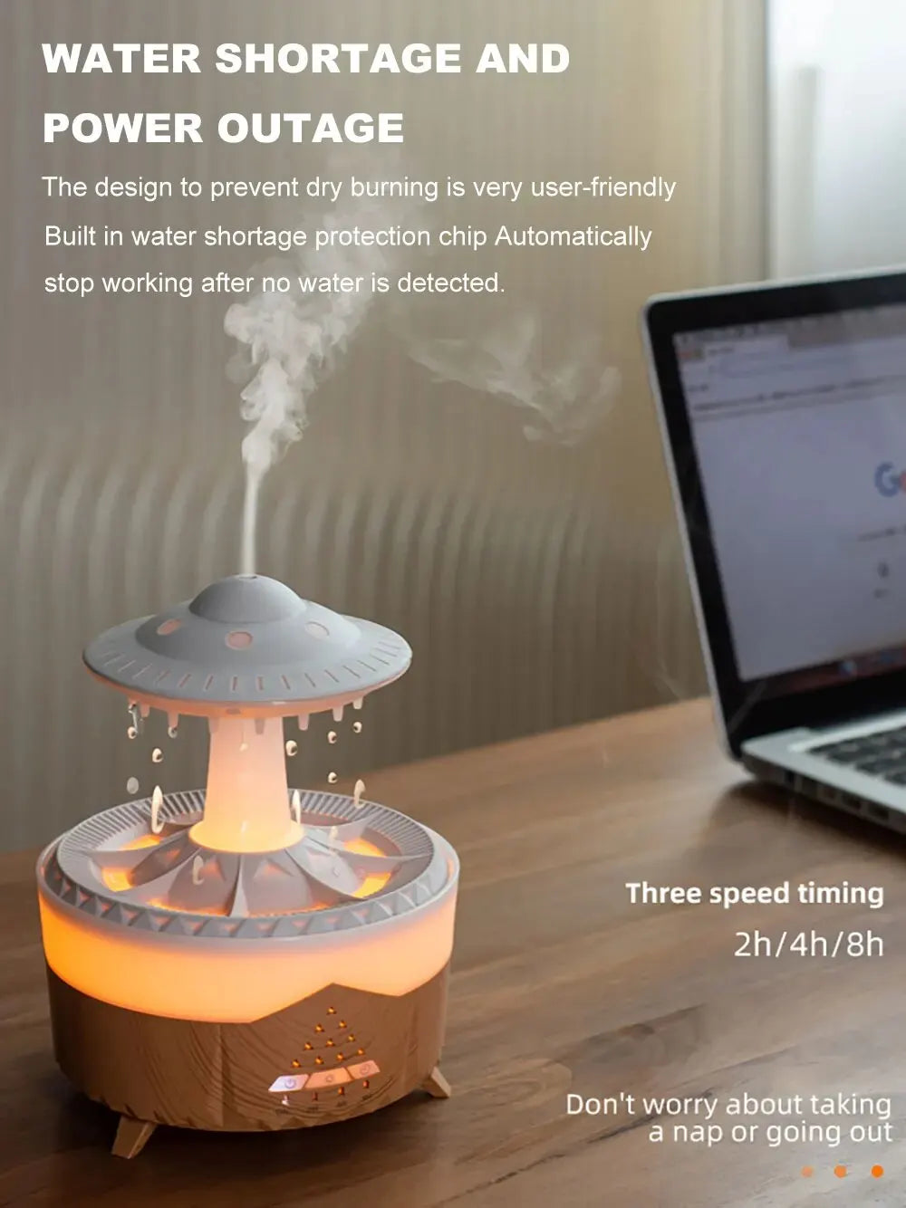 UFO Ultrasonic Aroma Diffuser Humidifier