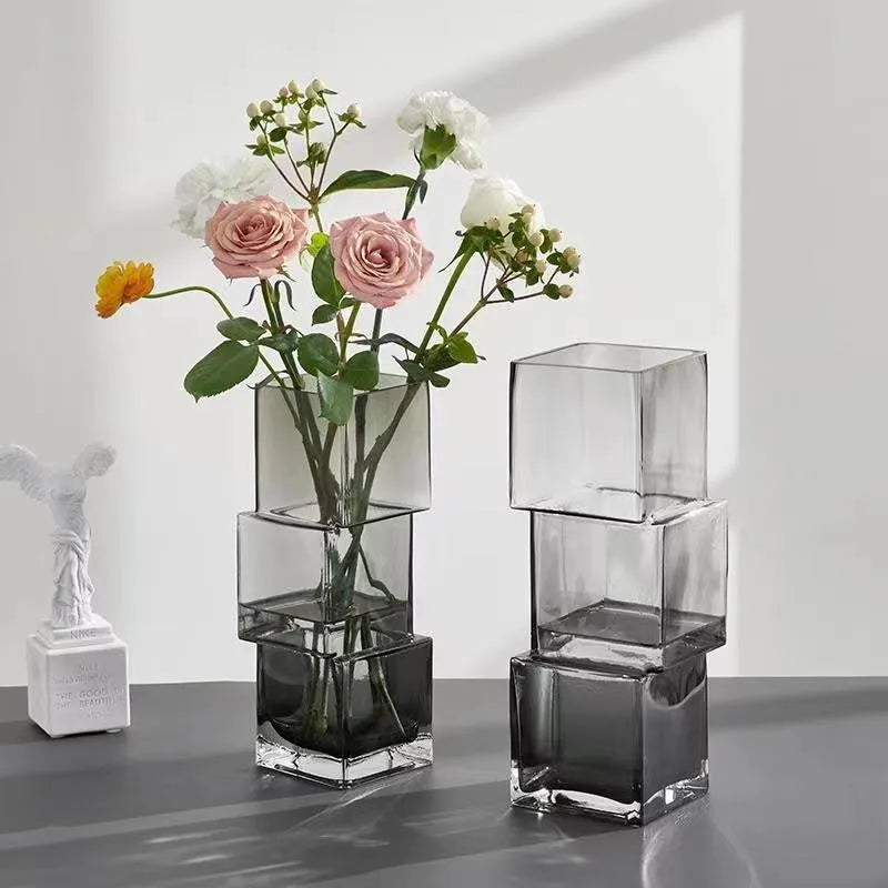 Creative Misaligned Glass Vase