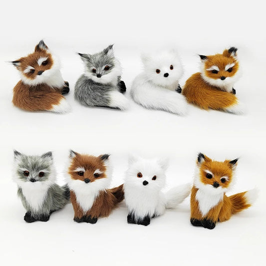 Plush Fox Pendant Cute Toy Decor