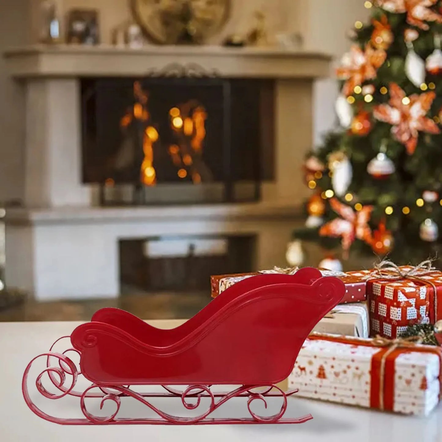 Christmas Sleigh Desktop Ornament