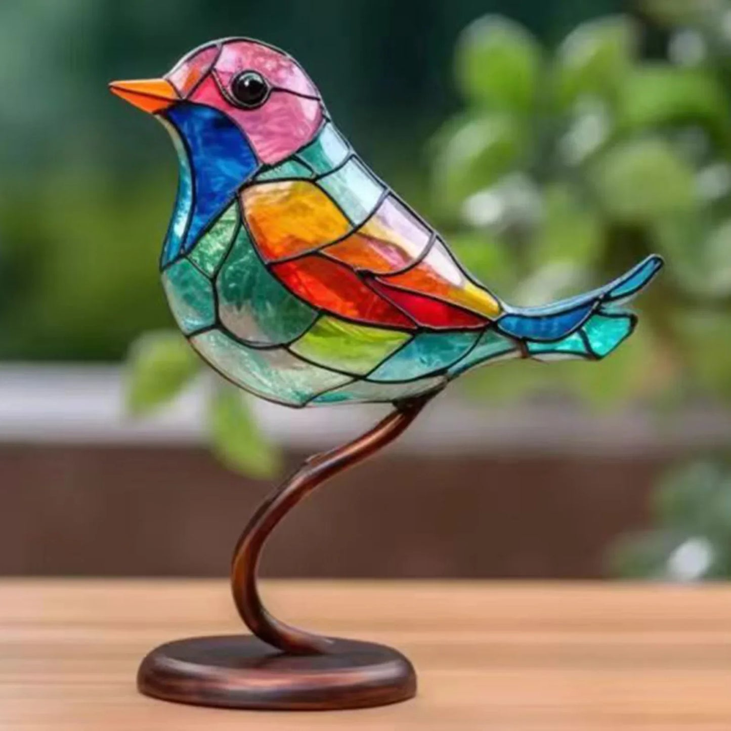 Colorful Birds Figurine Decor