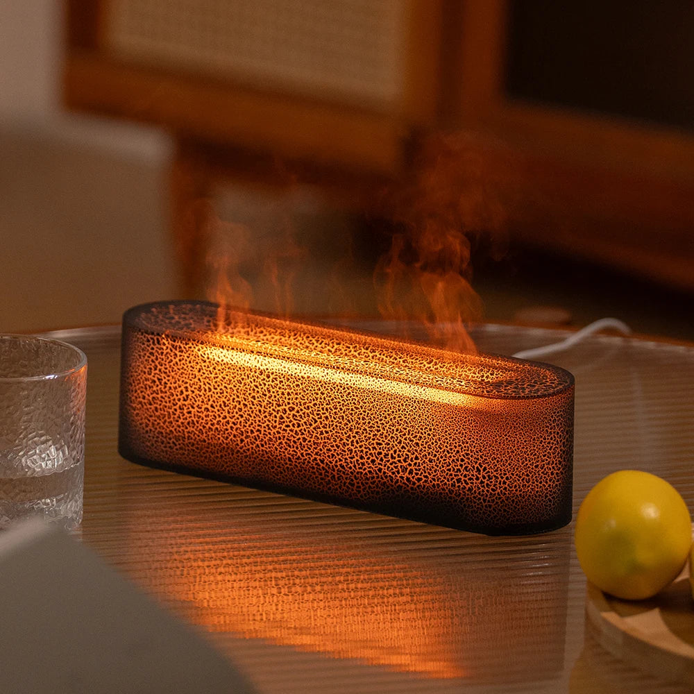 RGB Flame Aroma Diffuser Humidifier