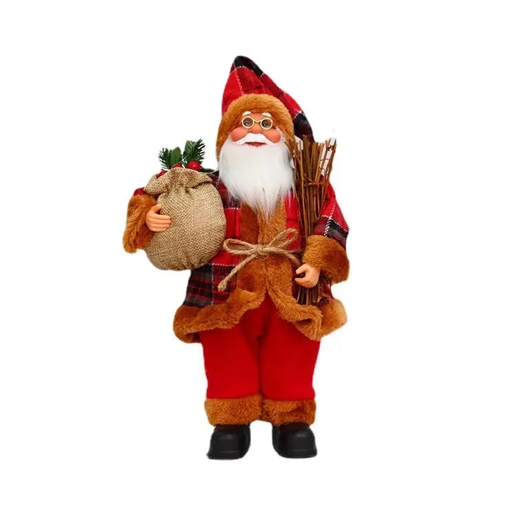 30cm Standing Santa Claus Ornament