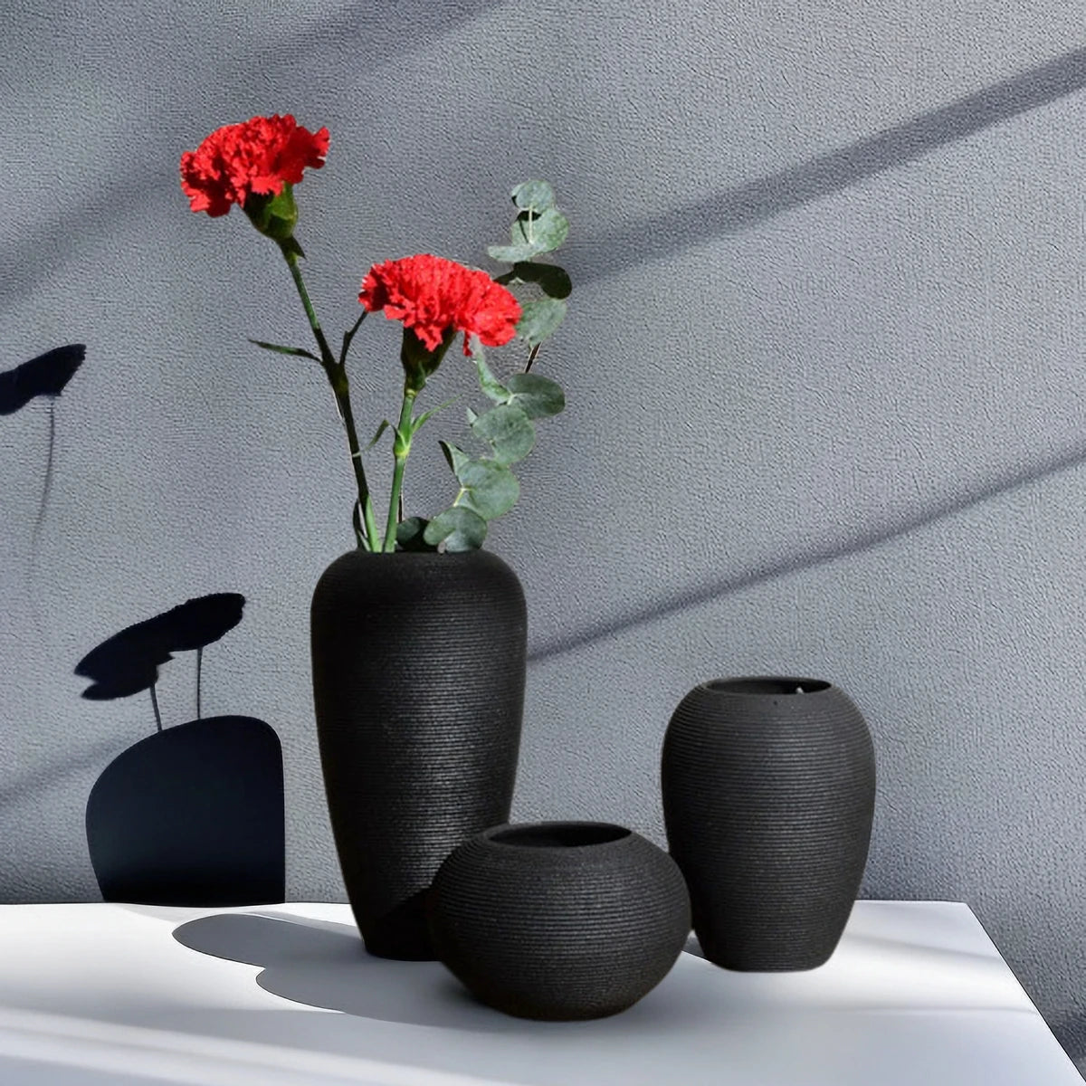 Nordic Gradient Ceramic Flower Vase