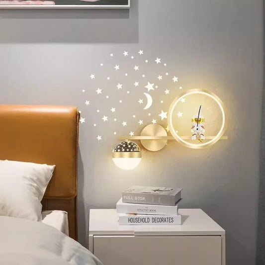 Creative Astronaut LED Wall Lamp