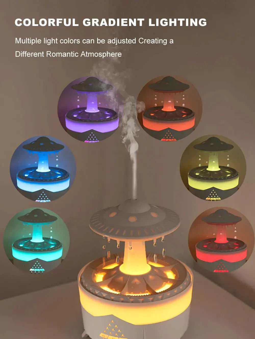 UFO Ultrasonic Aroma Diffuser Humidifier