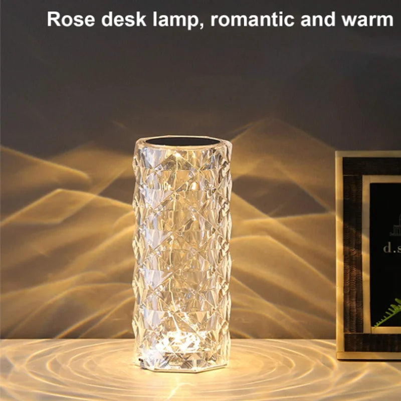 Remote & Touch Control Crystal Table Lamp