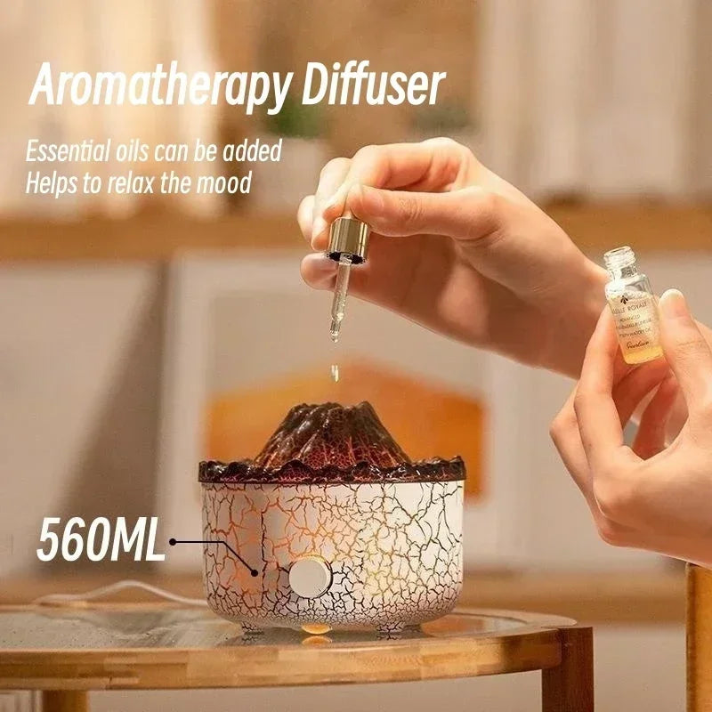 Lava Volcano Aroma Diffuser Humidifier