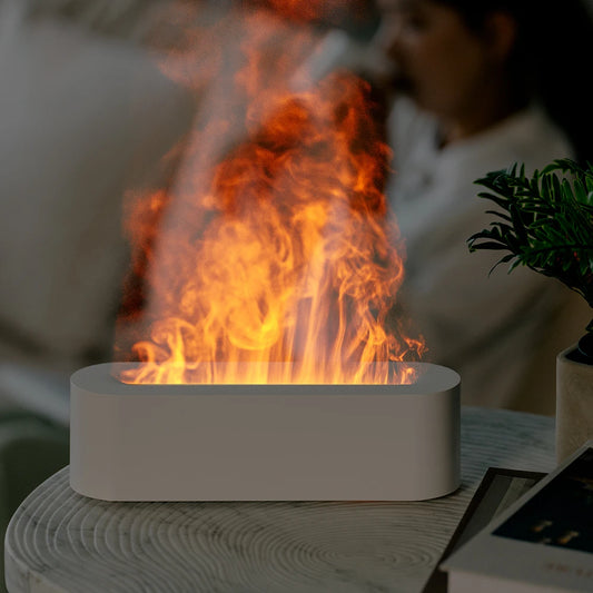 RGB Flame Aroma Diffuser Humidifier