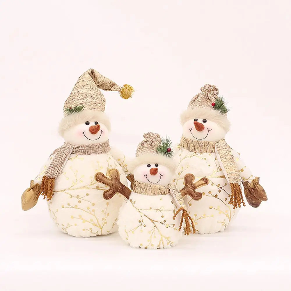 Plush Snowman Christmas Decoration