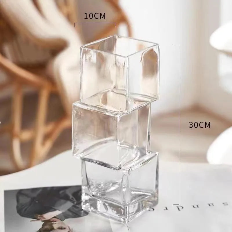 Creative Misaligned Glass Vase